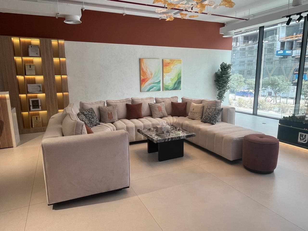 Premium Showroom Lounge