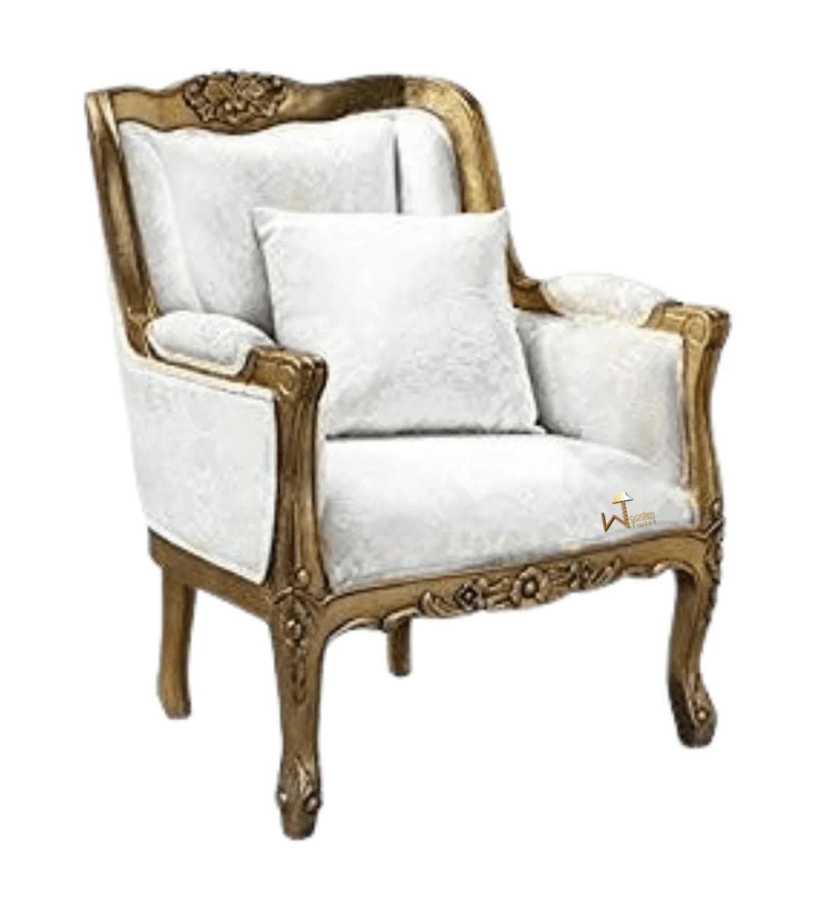 Gold Frame Armchair