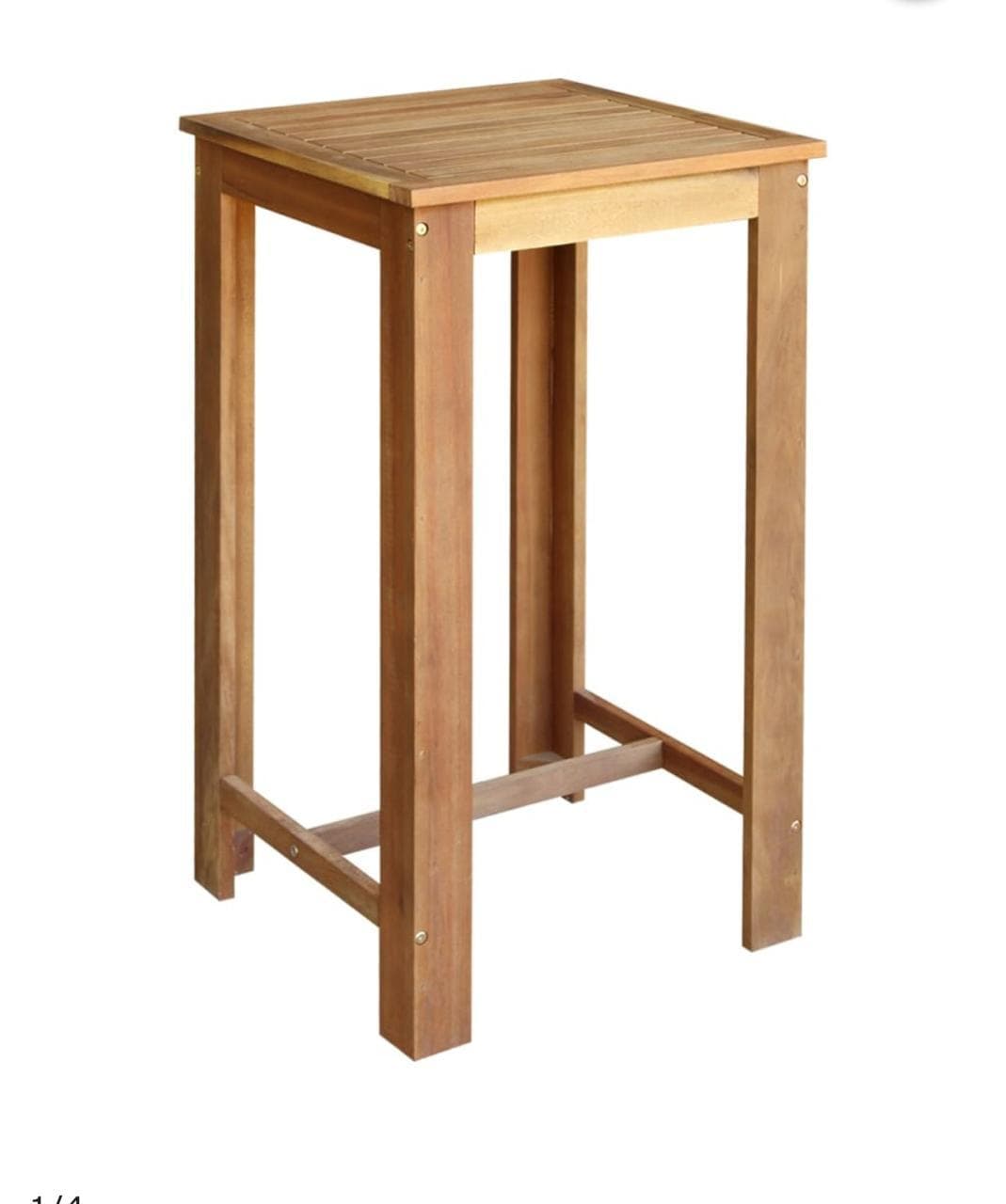 Tall Acacia Bar Table