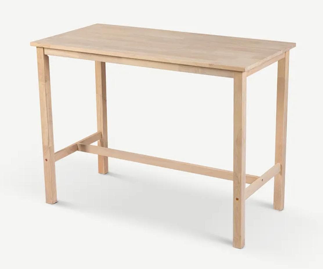 Natural Wood Console Table